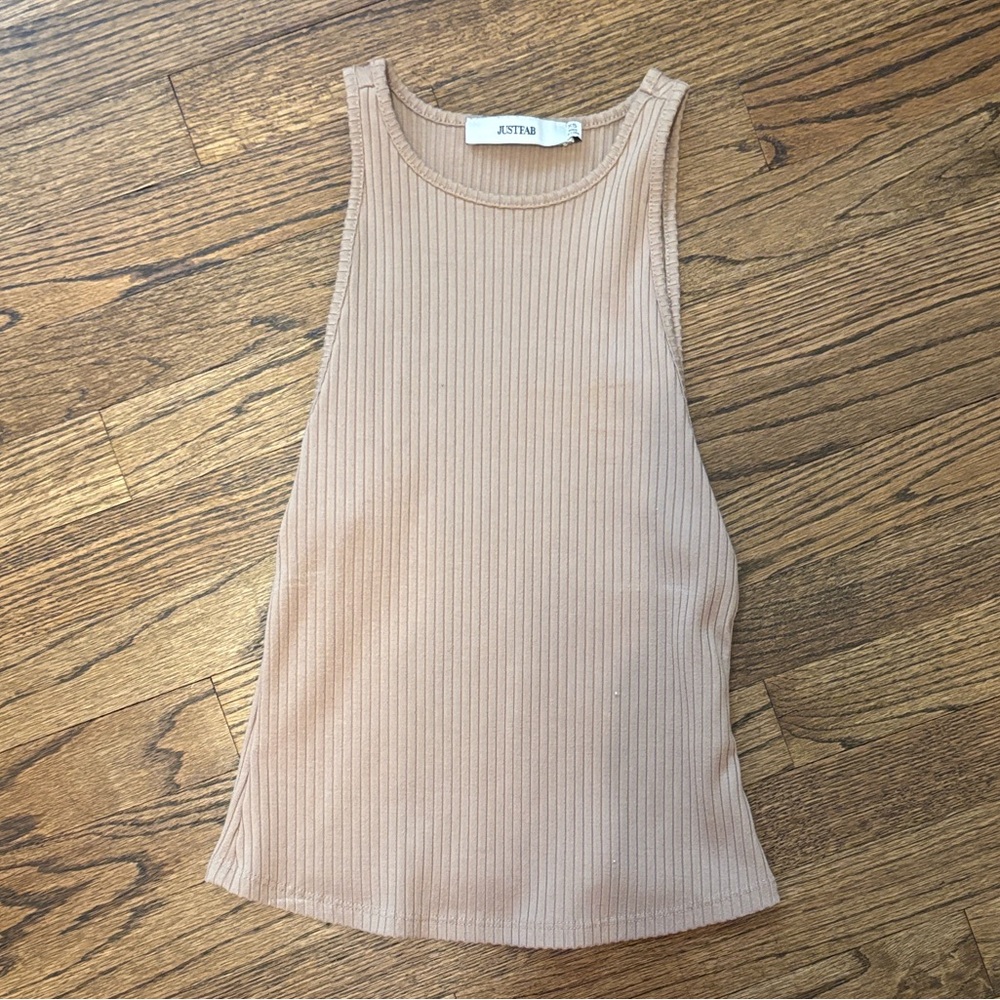 Justfab fitted knit tanktop